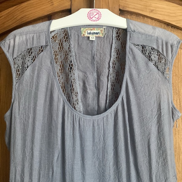 NWOT Crochet Lace Back Lulumari Dress - Picture 5 of 15